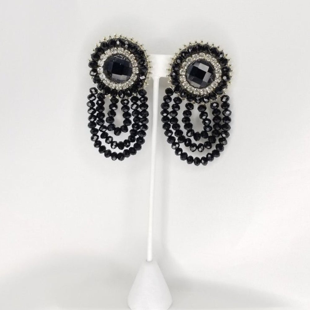 Beaded Chandelier Earrings